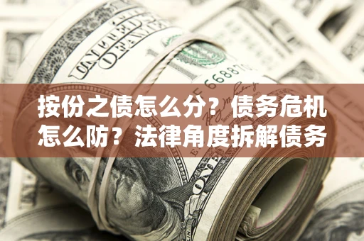 北京按份之债怎么分？债务危机怎么防？法律角度拆解债务分配与风险自保指南