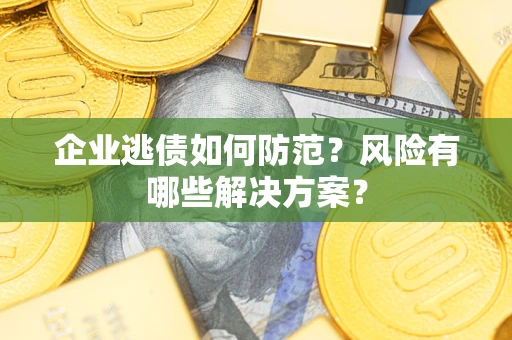 北京企业逃债如何防范？风险有哪些解决方案？