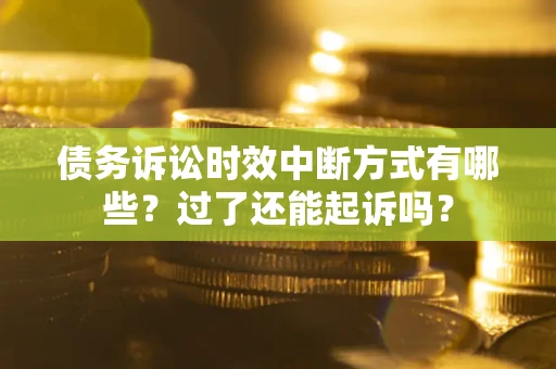 北京债务诉讼时效中断方式有哪些？过了还能起诉吗？