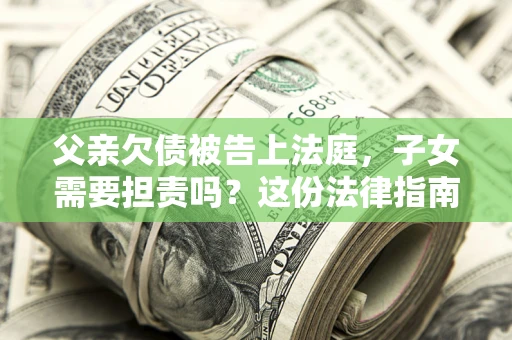 北京父亲欠债被告上法庭，子女需要担责吗？这份法律指南必须看完