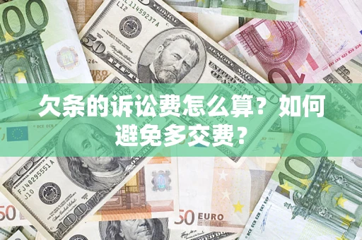 北京欠条的诉讼费怎么算？如何避免多交费？