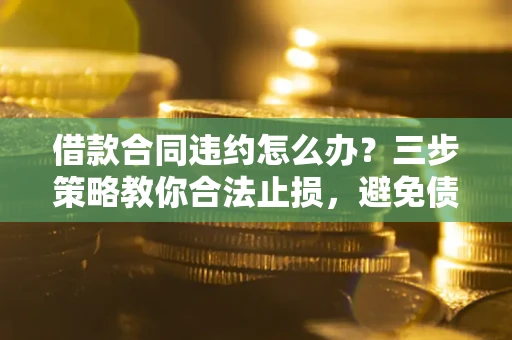 北京借款合同违约怎么办？三步策略教你合法止损，避免债务危机升级