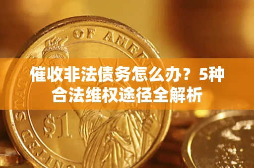 北京催收非法债务怎么办？5种合法维权途径全解析